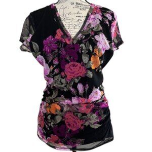 INC International Concepts Floral Blouse